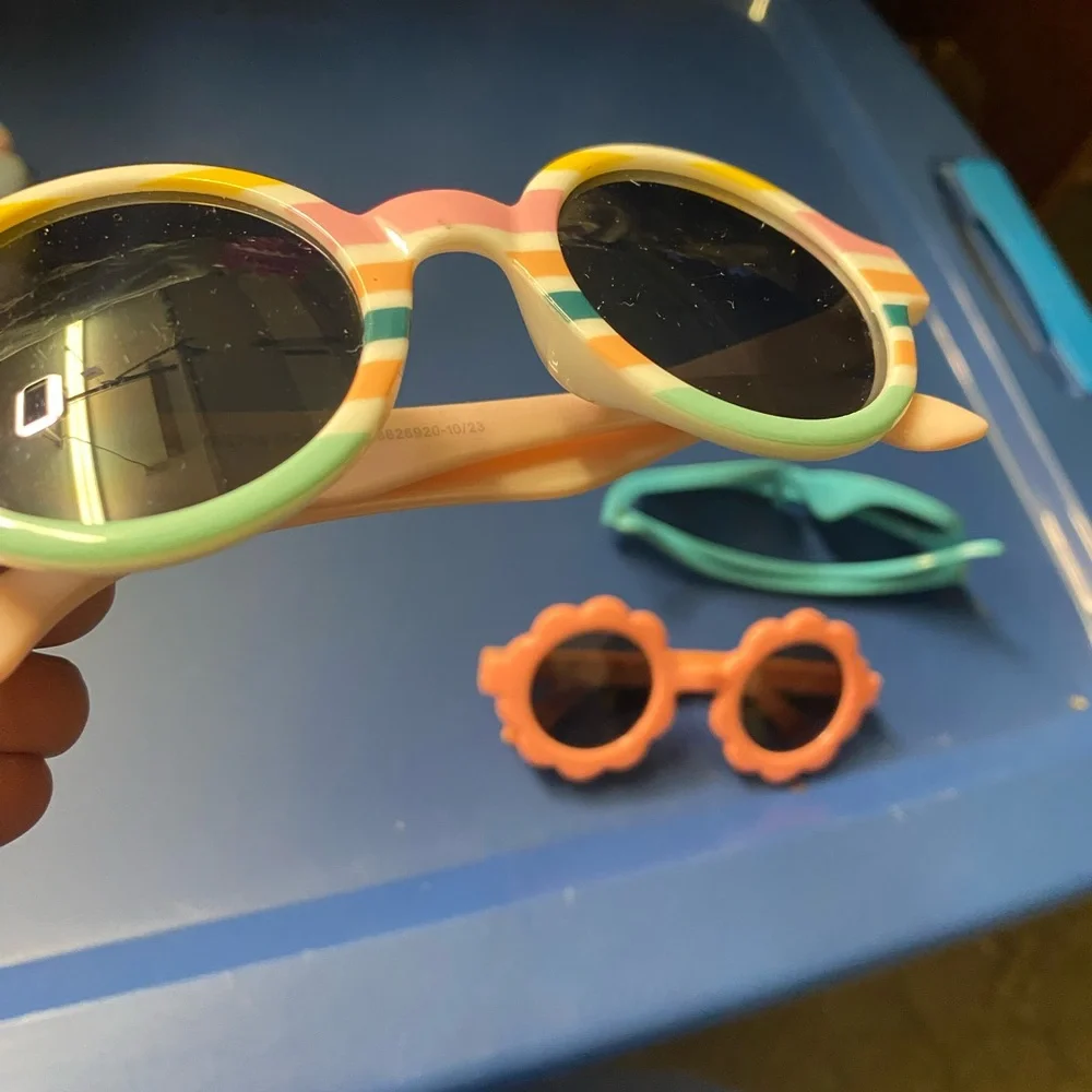 Kids Colorful Sunglasses Trio